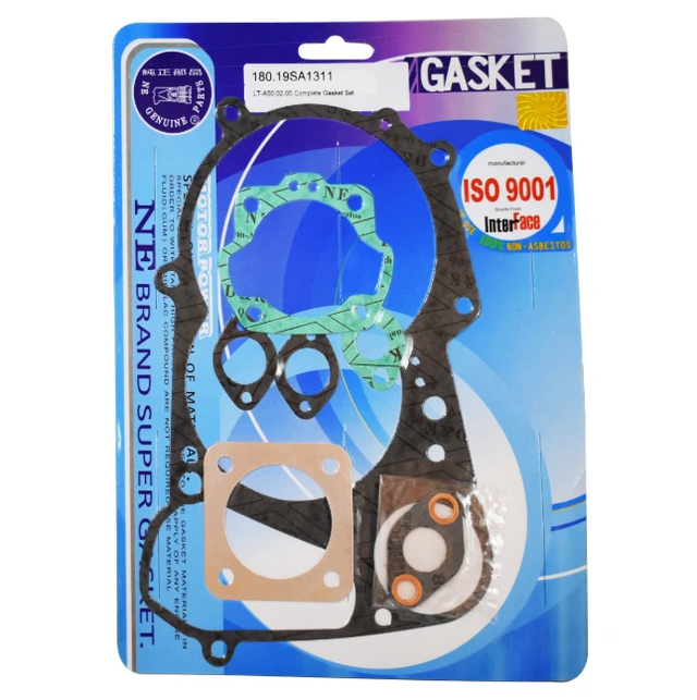 Complete gasket kit for Suzuki LT-A50 QuadRunner (2002-2005), OEM-quality replacement by ATV City
