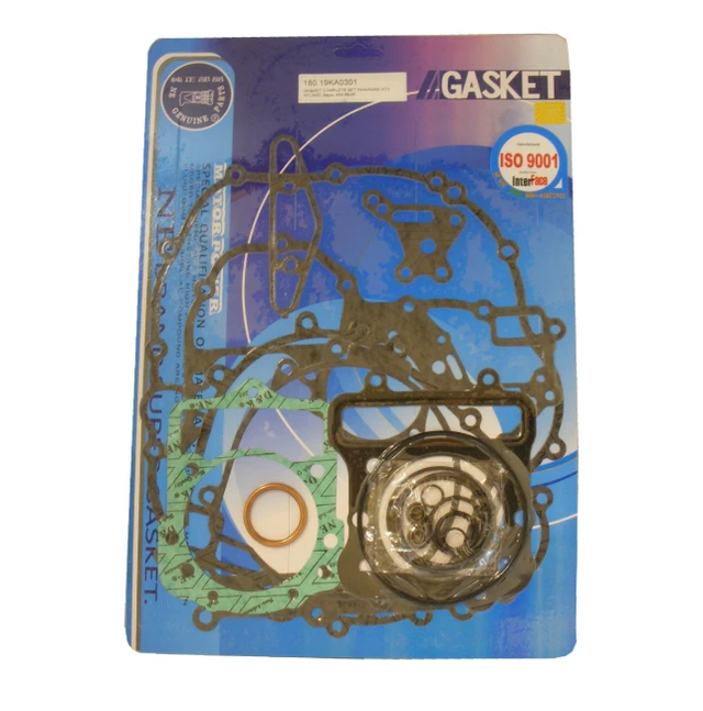 Complete gasket kit for Kawasaki KLF 300C 4x4 (1989–2005) in blue packaging