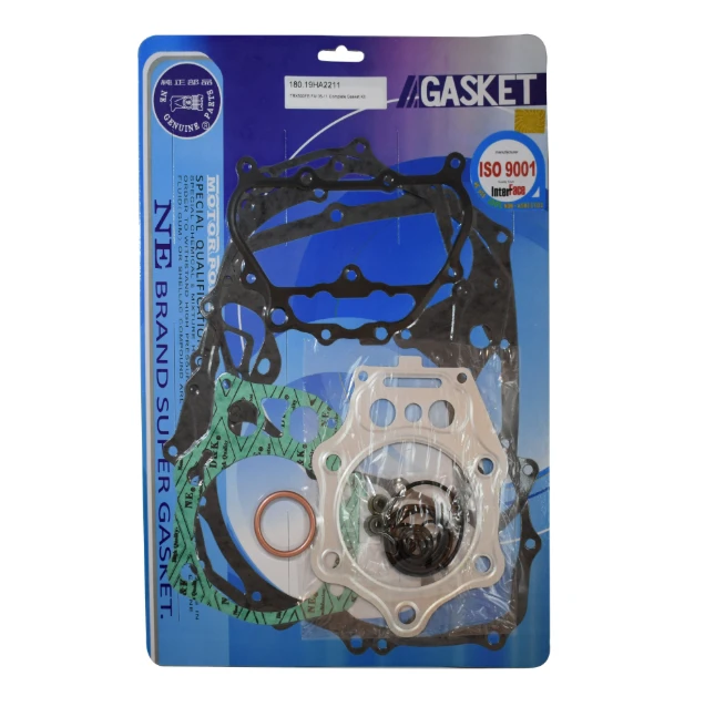 Complete gasket kit for Honda TRX 500 engine (2005–2011), ATV City brand, blue packaging.