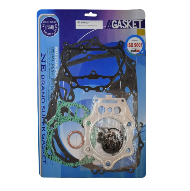 Complete gasket kit for Honda TRX 500 engine (2005–2011), ATV City brand, blue packaging.