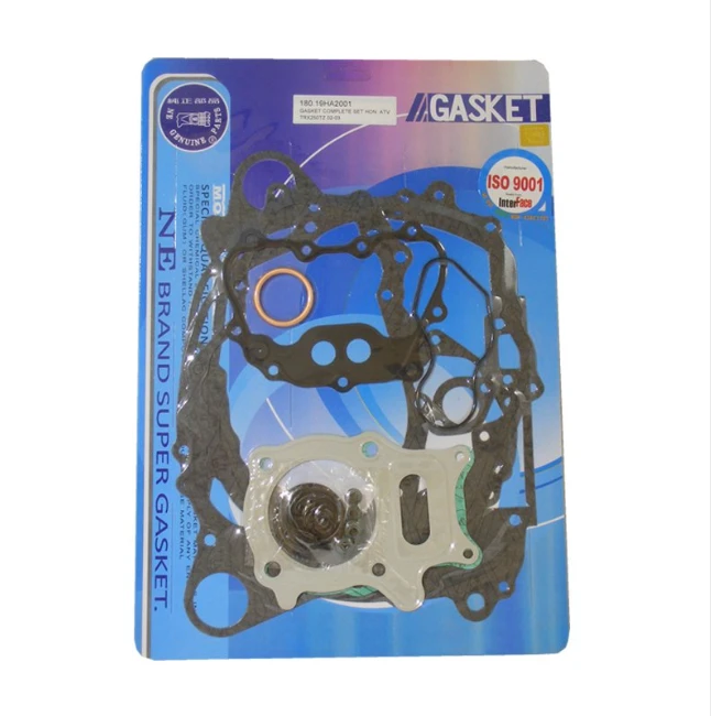 Honda TRX 250 TM TE 2002-2020 complete gasket kit with engine seals for Honda quad, blue packaging