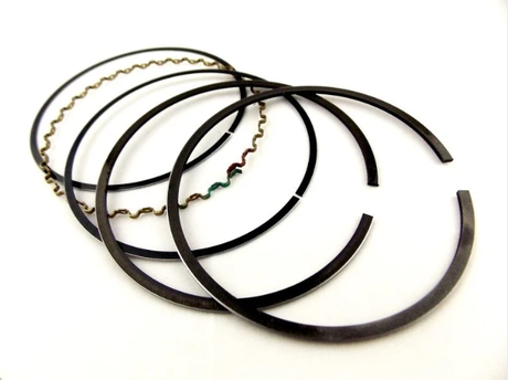 Yamaha 450 OS 0.25 piston ring kit for YFM450FA/FG/FX/YXR450F, ATV City, six black rings