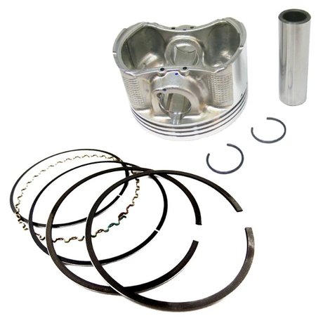 Piston kit OS 1.00 for Yamaha YFM 600F Grizzly (1998–2001); piston with rings, wrist pin and circlips.