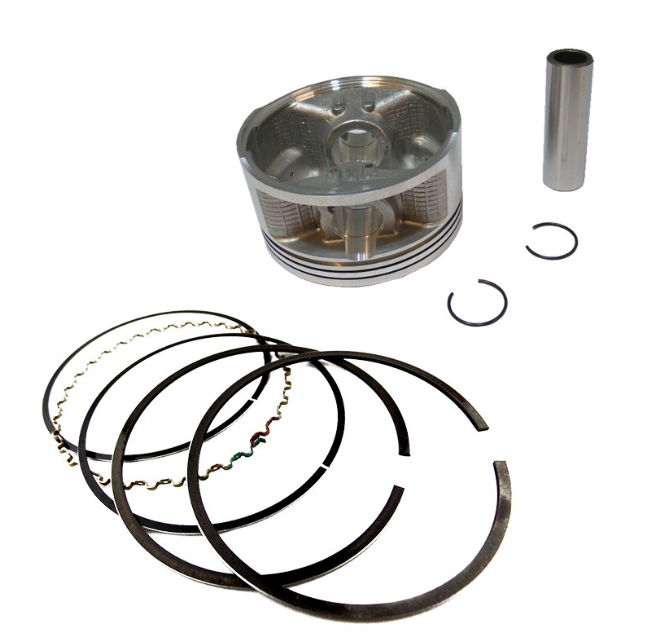 ATV City OS 1.00 OEM Direct Fit Piston Kit for Yamaha YFM 660 (2002-2007) with piston, rings, pin, circlips