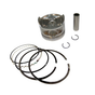 Piston kit OS 0.25 for Kawasaki KLF220 Bayou; metal piston with rings, pin and clips, ATV City