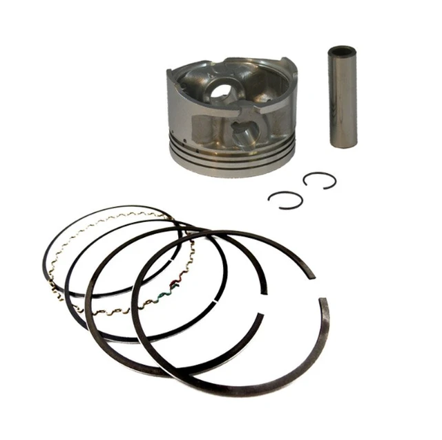 OS 1.00 Piston Kit for Yamaha YFM/YFB 250 ATVs with piston, rings, pin, and circlips (OEM fits 1989-2001, 2005-2006)