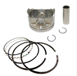 Piston kit OS 1.00 for Suzuki LTF 400 Eiger 2003–2007 and KingQuad 2008–2020 by DGT Agri, rings and circlips included