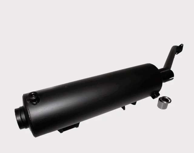 ATV City muffler kit for Kawasaki Brute Force 750 KVF750 (2006–2011 KVF750A–F), black steel exhaust canister
