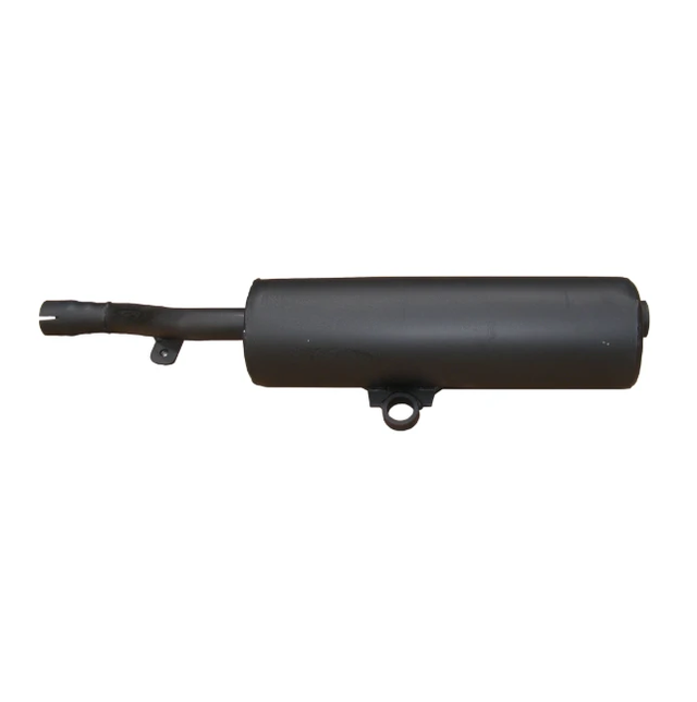 Exhaust muffler for Suzuki Ozark LTF 250 2x4 (2002–2018), black aftermarket ATV City part.
