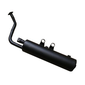 Exhaust Muffler for Kawasaki KVF 650 4WD 2002–2013 by ATV City, black direct-fit