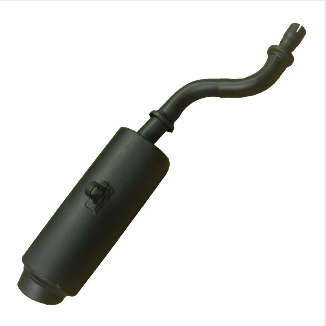 Exhaust muffler for Honda TRX500FM Foreman 4x4 ATV, black, 2006–2011 replacement