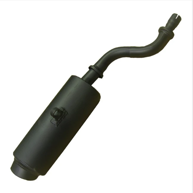 Exhaust muffler for Honda TRX500FM Foreman 4x4 ATV, black, 2006–2011 replacement