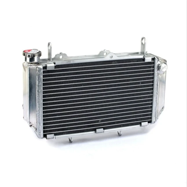 Premium silver aluminum radiator replacement for Yamaha YFZ450R/YFZ450X (2009-2013) by ATV City