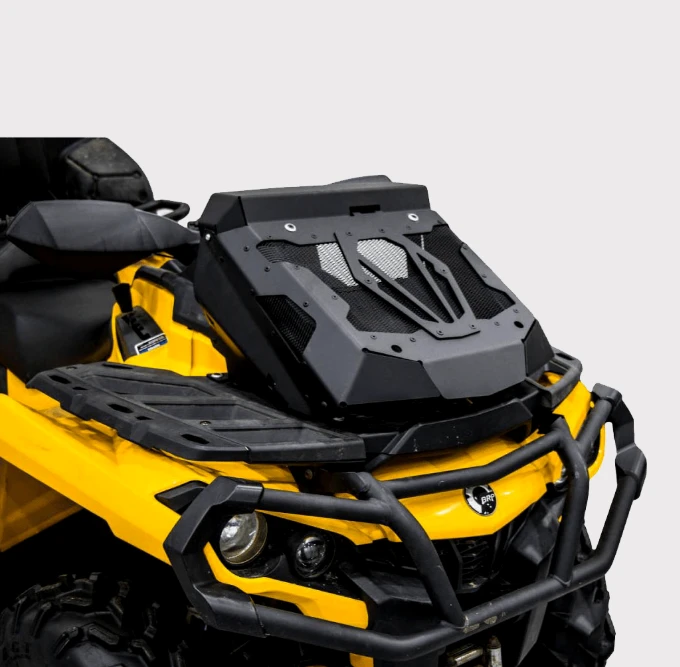 Radiator Relocation Kit with Snorkel for Can-Am Outlander G2 2013-2019, yellow ATV by ATV City