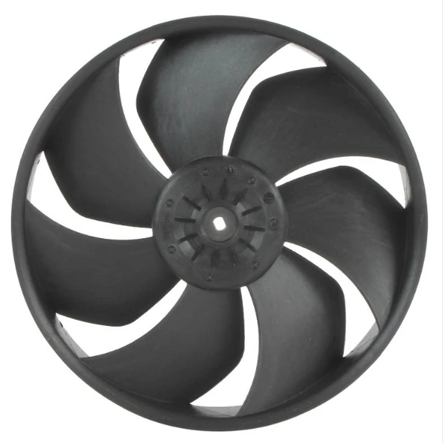 Cooling fan for Honda ATV RFM0012/RFM0014 motors, 7-blade black radiator fan