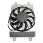 Fan motor assembly for Yamaha Rhino 700 YXR70F (2008–2013), black 12V cooling fan by ATV City.