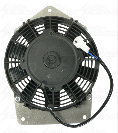 12V ATV City black fan motor assembly for Yamaha Kodiak 400 YFM400 (2000-2001) UTV - includes fan blade