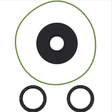 3-piece front differential seal kit for Polaris Ranger 570 SP (2022–2024) by ATV City; green O-ring with black seals.