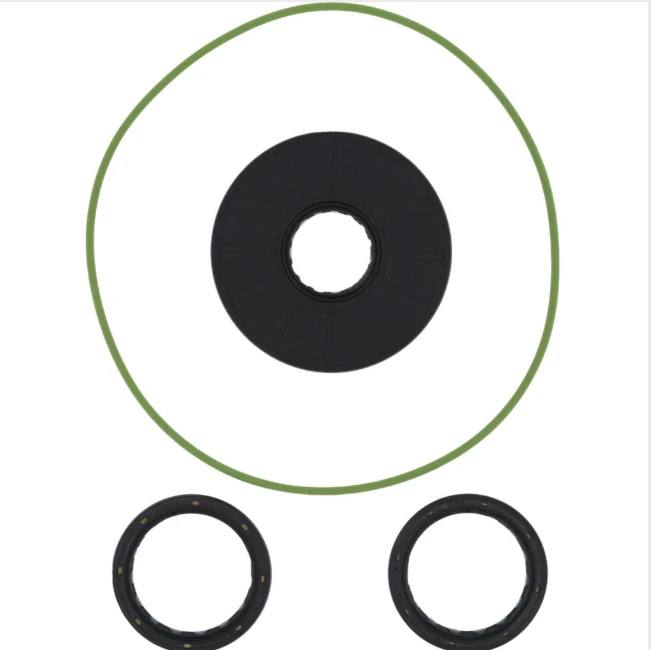 3-piece front differential seal kit for Polaris Ranger 570 SP (2022–2024) by ATV City; green O-ring with black seals.