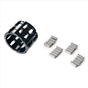Differential bearing kit for Polaris Ranger front axle by ATV City Sprague; black cage with silver roller bearings