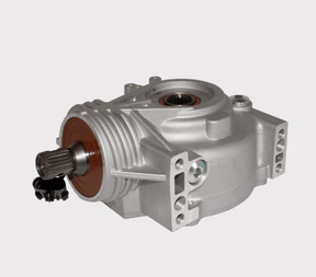 Front differential complete for Polaris Ranger 900 Diesel (2011-2014); silver aluminum unit fits RZR XP 900, S 800