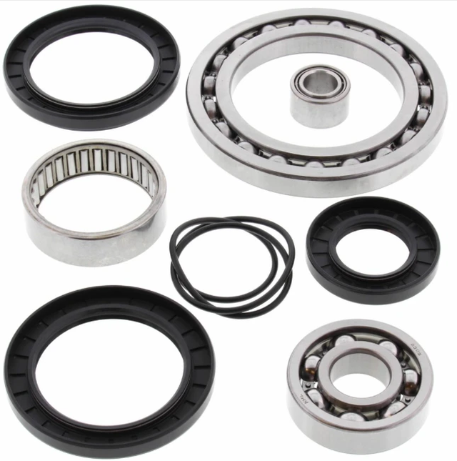 Differential bearing and seal kit for Yamaha YFM 450 Grizzly (2011–2014) rear IRS, includes bearings and seals.
