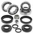 Differential bearing and seal kit for Honda TRX 420 Front, 2007-2013, ATV City, silver bearings, black seals