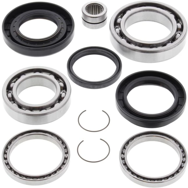 Rear differential bearing and seal kit for Honda TRX 420 (2007-2013) ATV; bearings, seals, and rings