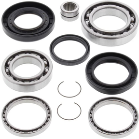 Rear differential bearing and seal kit for Honda TRX 420 (2007-2013) ATV; bearings, seals, and rings