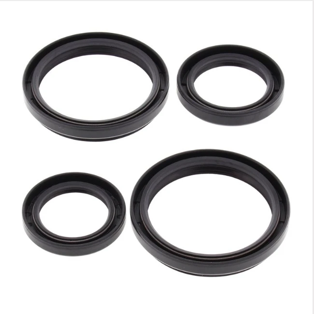 Arctic Cat differential seal kit, front & rear, 4 black seals for 2004–2006 4x4 ATVs (ATV City) OEM-quality
