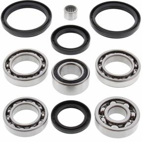 Differential Bearing & Seal Kit for Arctic Cat ATV; metal bearings, black seals; fits TBX 300 4x4 front and 400 2x4 rear