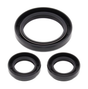 ATV City front diff seal kit; black rubber seals, 3-pc, fits Yamaha YXR Rhino 04-06, YFM Kodiak 03-06, YFM Grizzly 02-07