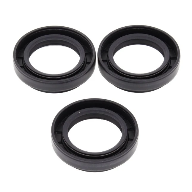 Front differential seal kit, three black rubber seals for Arctic Cat 400/454/500 and Suzuki LT-F4WD/LT 250F ATVs