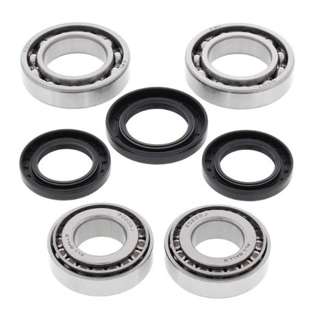 Front differential bearing and seal kit with metal bearings and black seals for Kawasaki Bayou KLF-300C/KLF-400 (1989–1999), ATV City