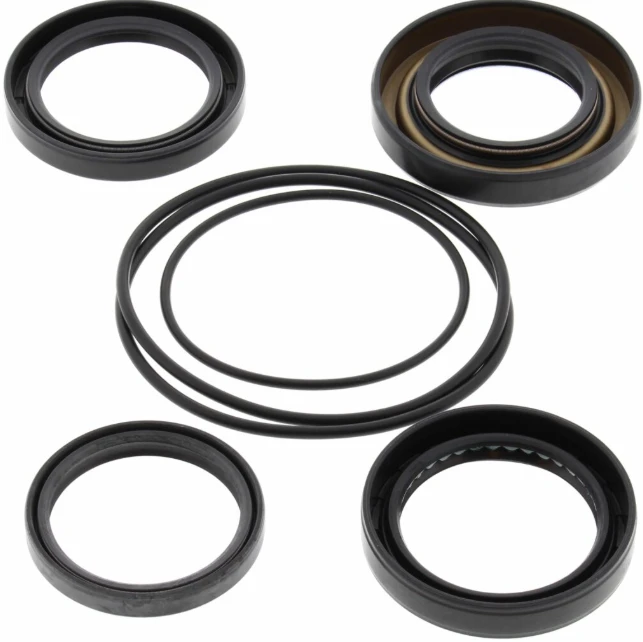 ATV City Honda Rear Differential Bearing & Seal Kit for TRX 300 Fourtrax / TRX 300FW (1988–2000) – black rubber seals