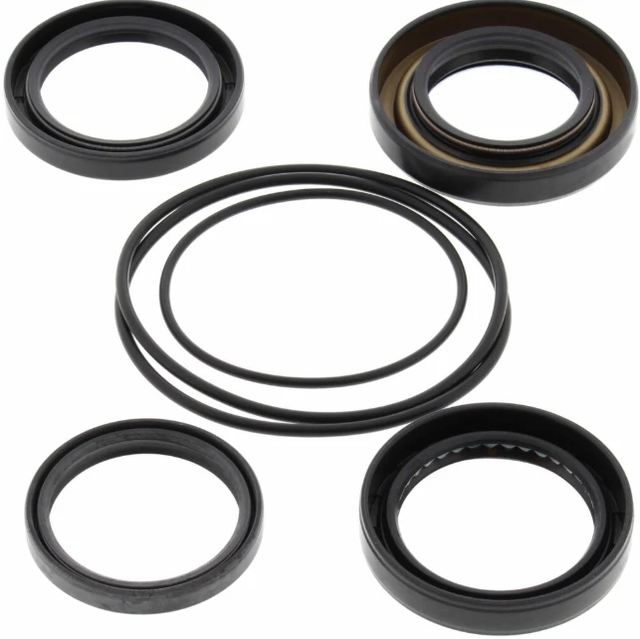 ATV City Honda Rear Differential Bearing & Seal Kit for TRX 300 Fourtrax / TRX 300FW (1988–2000) – black rubber seals