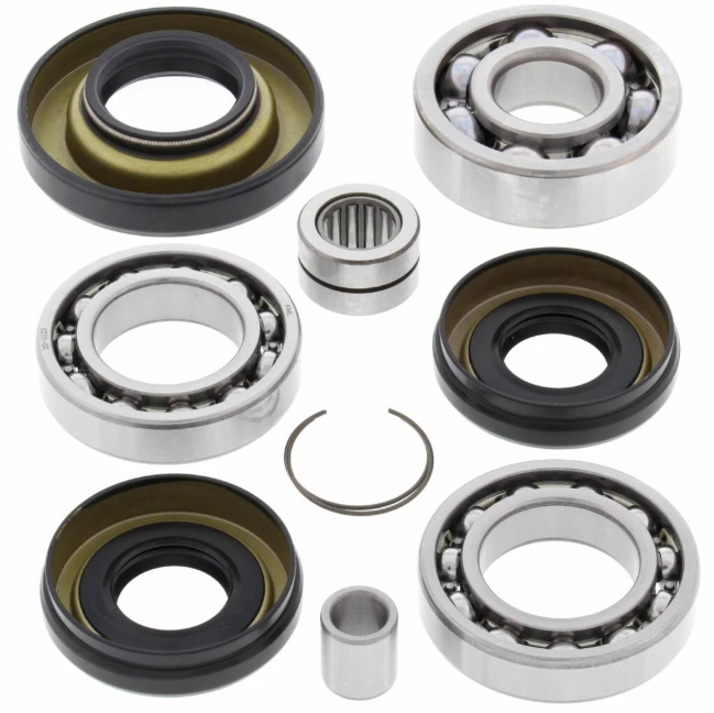 Front differential bearing and seal kit for Honda TRX 350 FourTrax Rancher 2000–2006, includes multiple bearings and seals