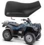 Complete seat for Honda TRX350 FourTrax ATV (2004-2006); black vinyl for durable rider comfort
