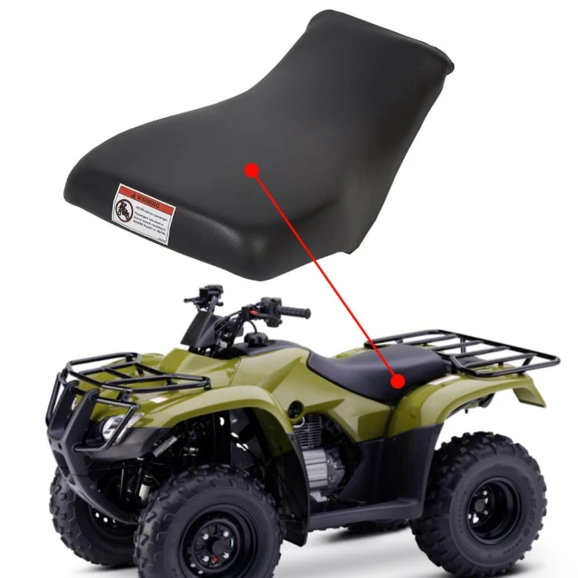 Complete seat for Honda TRX250 Recon 2005-2022, black weatherproof replacement seat