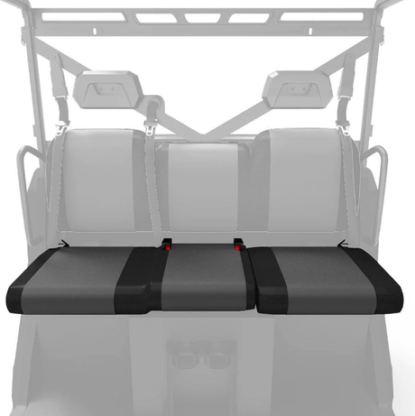 Polaris Ranger full-size seat base over cover by ATV City; black-gray bench for XP 1996–2006