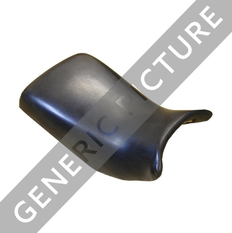 Seat cover, black, for Honda Rincon TRX 650/680 (2003–2019); grippy, protects foam from sun, rain and mud by ATV City