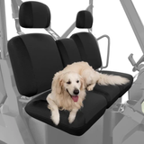 Canvas seat cover kit for Can-Am Defender and Traxter 800/1000 three-seat, black