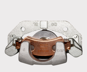 Brake Caliper for CF Moto 520 ATV, OEM replacement, front/rear, silver caliper with copper pad