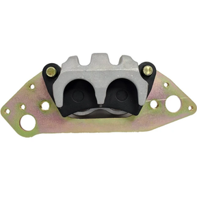 Brake caliper, front-left, for Polaris Ranger Diesel, aftermarket replacement on mounting plate