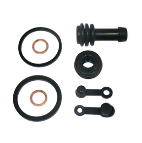 Brake Caliper Rebuild Kit for Polaris ATV front 2x4 (2005–2008); black O-rings, copper washers