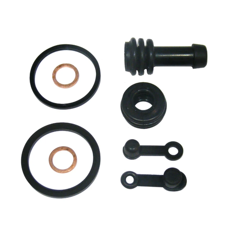 Brake Caliper Rebuild Kit for Polaris ATV front 2x4 (2005–2008); black O-rings, copper washers