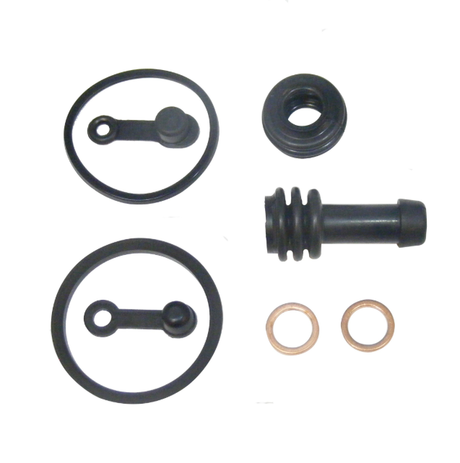 Brake Caliper Rebuild Kit for Polaris Ranger; black seals & O-rings; fits 2x4 500 (2005-2008), 4x4 400 (2010-2014), 4x4 500 (2004-2006)