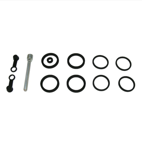 Brake caliper rebuild kit rear for Yamaha YFM 660 F 2002-2008; ATV City includes O-rings, seals, pins and bolt