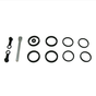 Brake caliper rebuild kit rear for Yamaha YFM 660 F 2002-2008; ATV City includes O-rings, seals, pins and bolt