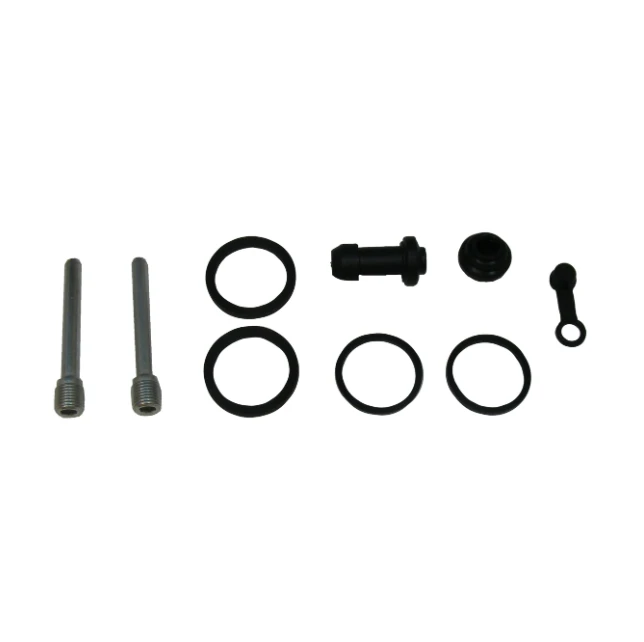 Brake Caliper Rebuild Kit Front Kawasaki ATVs by ATV City; includes bolts, O-rings, seals, boot, pin, clip.